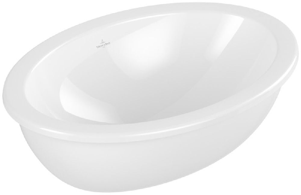 Villeroy & Boch Loop & Friends umývadlo 66x47 cm oválny vstavané umývadlo biela 4A6300R1