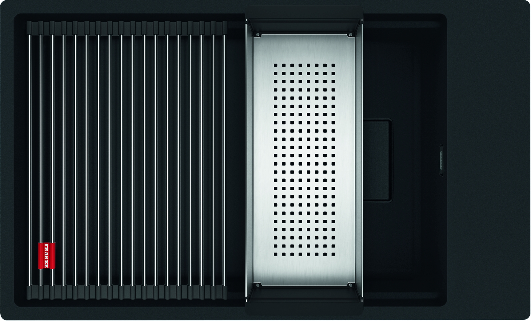 Franke Kanon granitový drez 76x46 cm čierna 125.0721.161