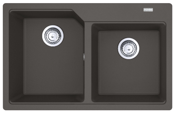 Franke Urban granitový drez 78x50 cm sivá/grafitová/ónyxová 114.0716.367