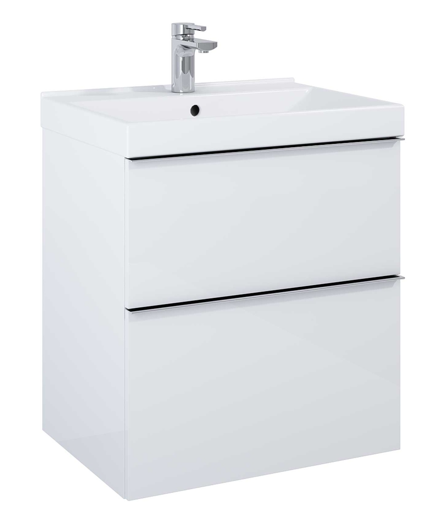 Elita Look skrinka 60x44.9x63.5 cm závesná kúpeľňová skrinka pod umývadlo biela RE010601025290