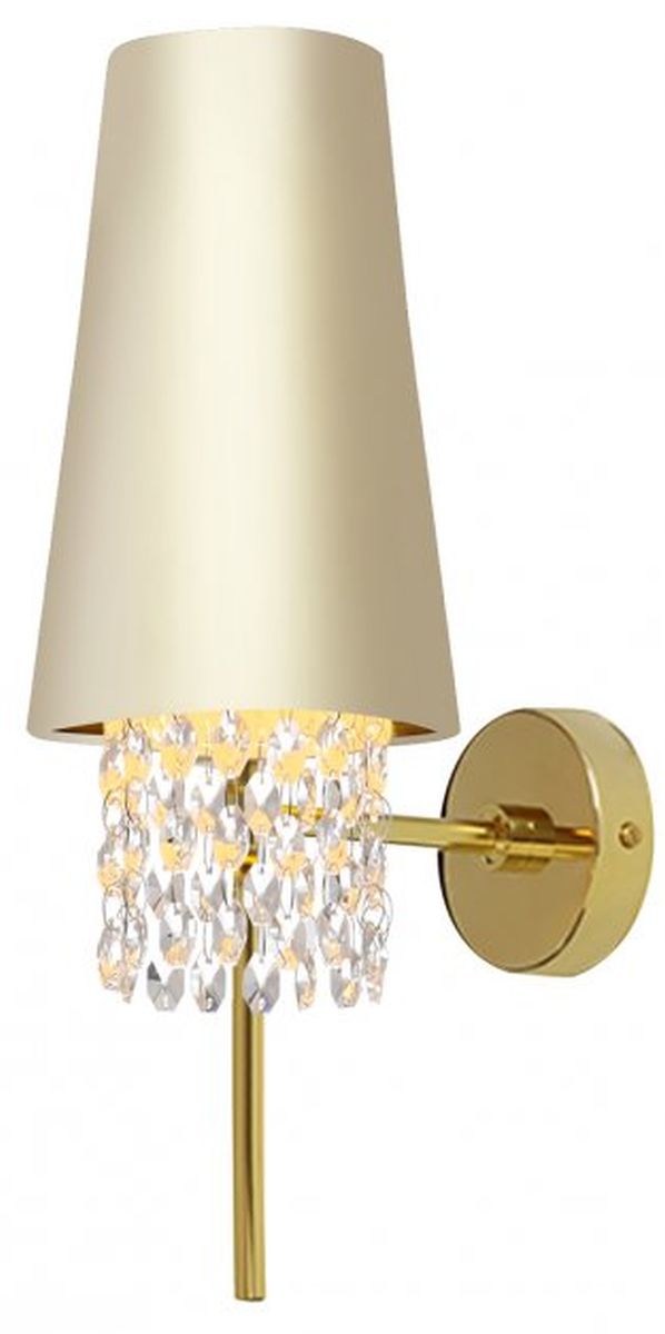 GTV Nesto nástenná lampa 1x40 W zlatá-krémová OS-NES2-05-DEC