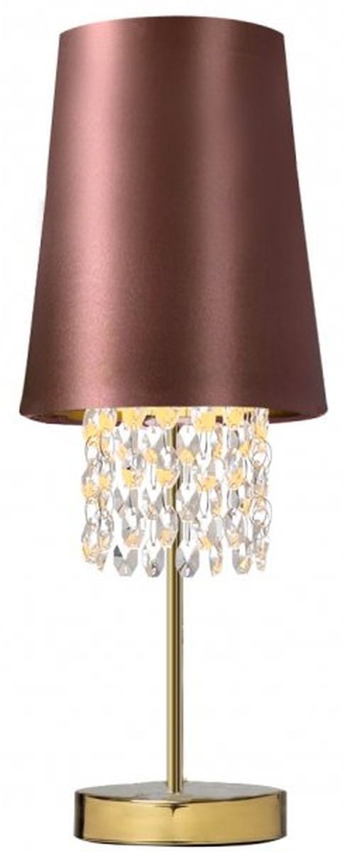 GTV Nesto stolová lampa 1x40 W zlatá-hnedá OS-NES3-42-DEC