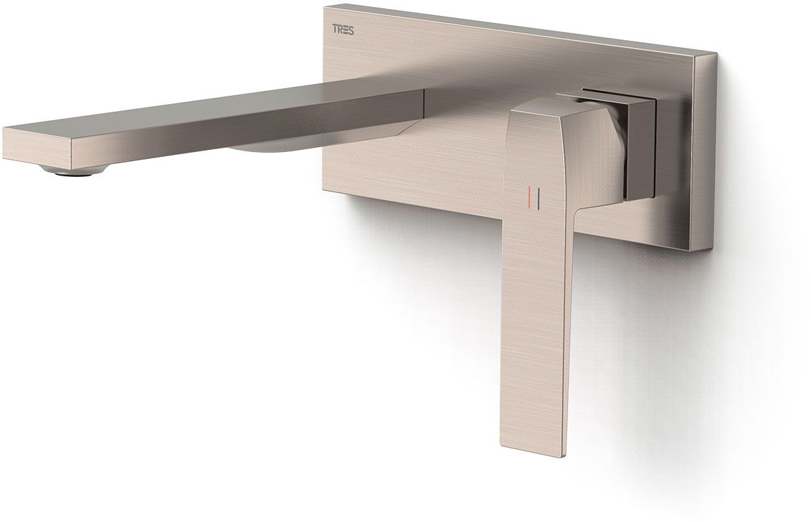 Tres Slim umývadlová batéria podomietková oceľová 20230031AC