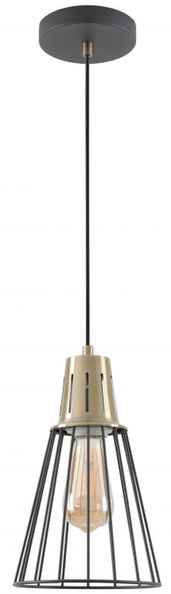 GTV Kaliope závesné svietidlo 1x40 W čierna-zlatá OS-KAL-E27-11-DEC