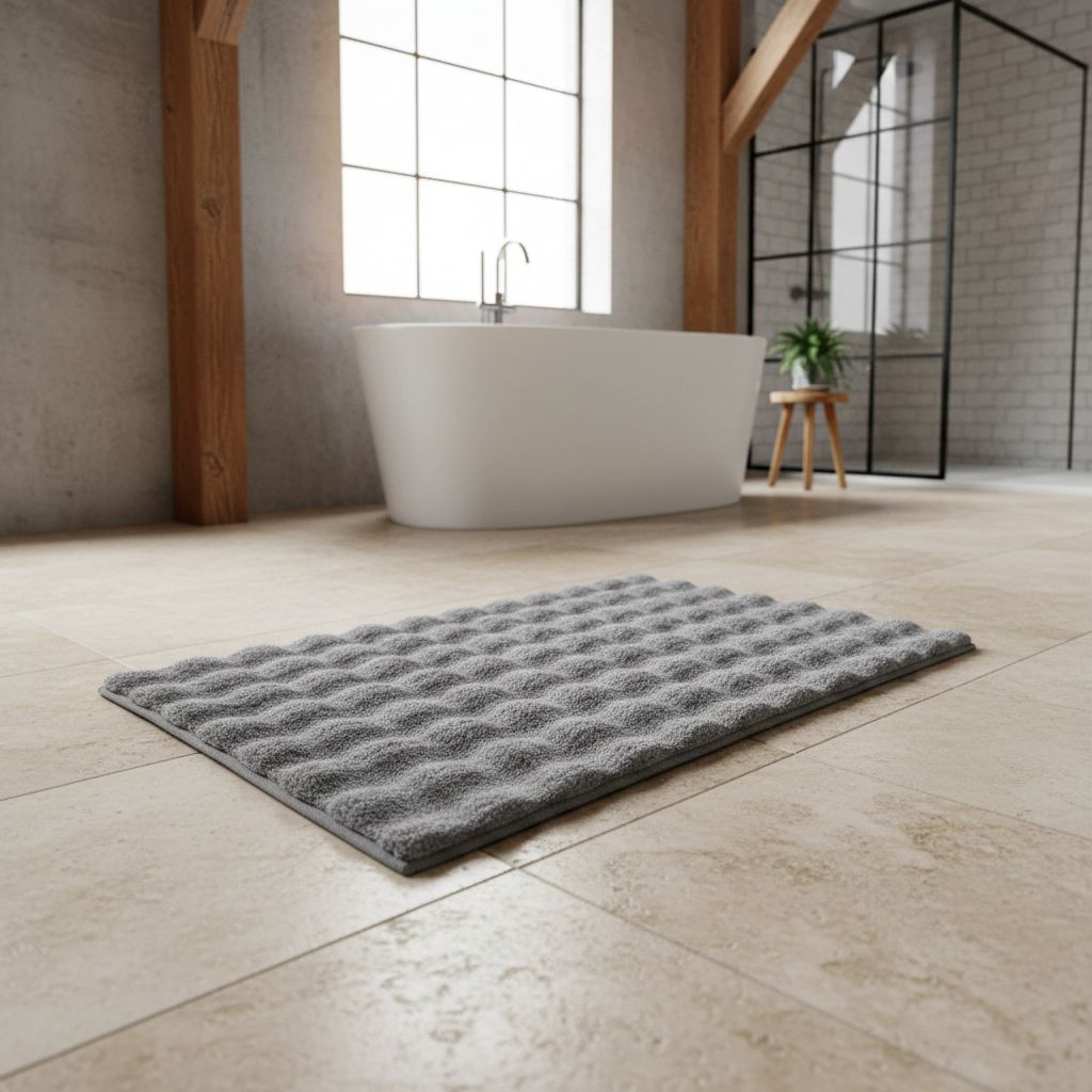 Kleine Wolke Cloud koberček do kúpeľne 120x70 cm obdĺžnik sivá 9198146225