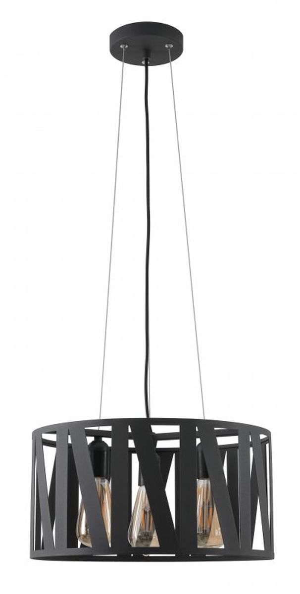 GTV Melody závesné svietidlo 3x40 W čierna OS-MEL-E27-10-DEC
