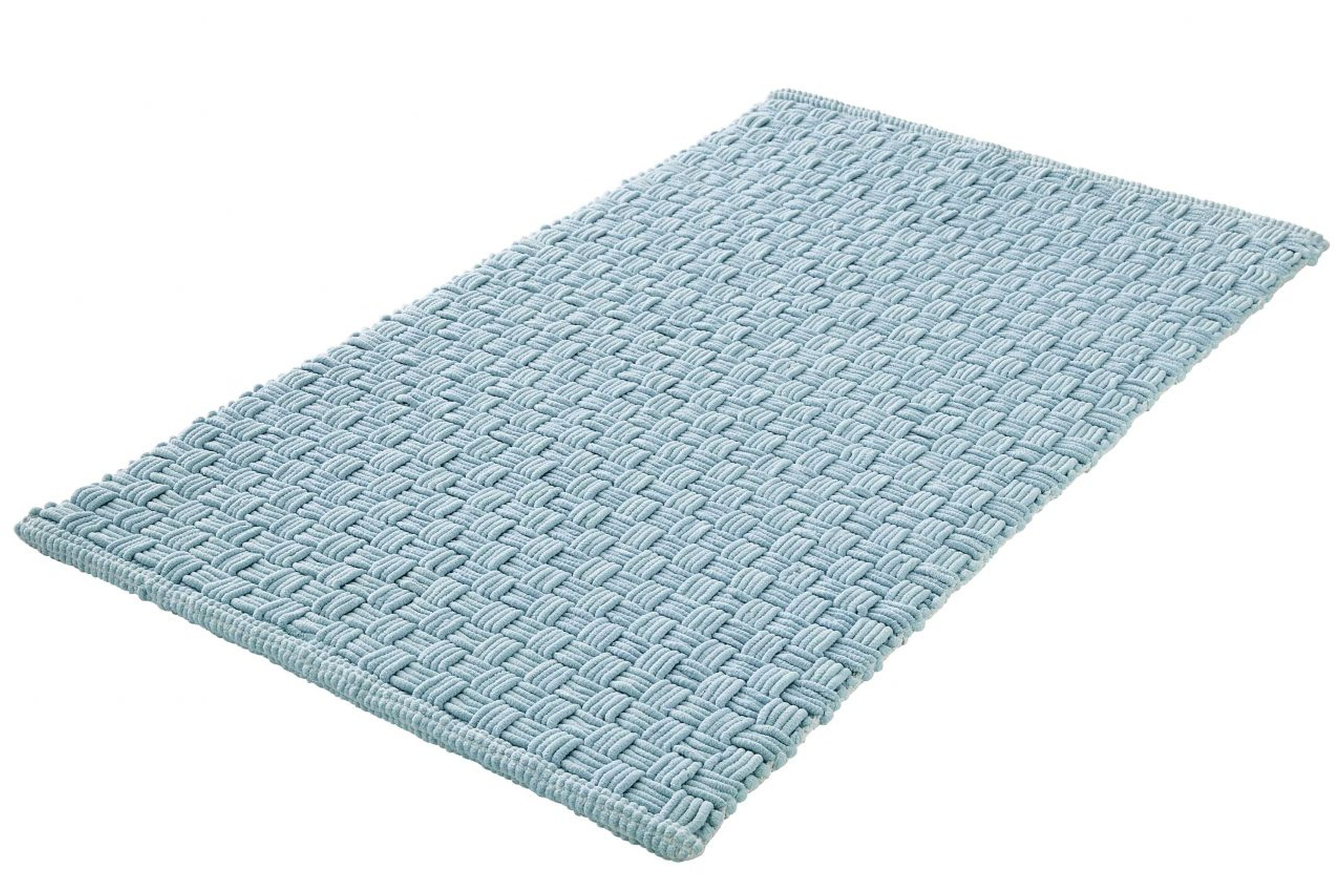 Kleine Wolke Matino koberček do kúpeľne 120x70 cm obdĺžnik modrá 9193649225