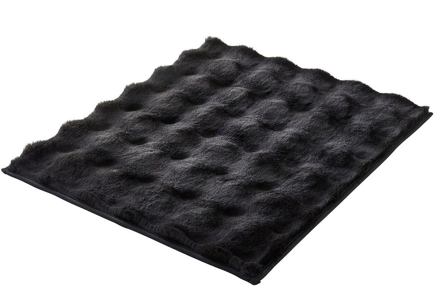 Kleine Wolke Cloud koberček do kúpeľne 65x55 cm obdĺžnik čierna 9198926433