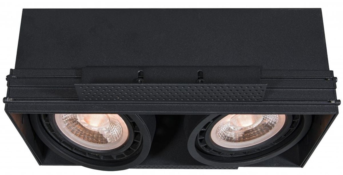 GTV Milo zapustené svietidlo 2x40 W čierna OS-MILO2-10-DEC