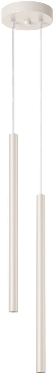 Sollux Lighting Pastelo závesné svietidlo 2x8 W béžová SL.1513