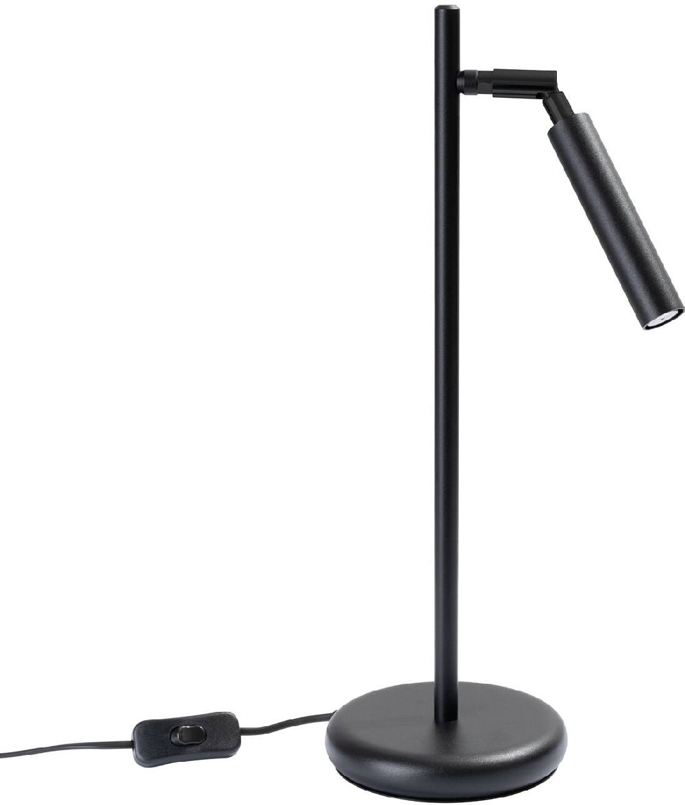 Sollux Lighting Pastelo stolová lampa 1x8 W čierna SL.1469