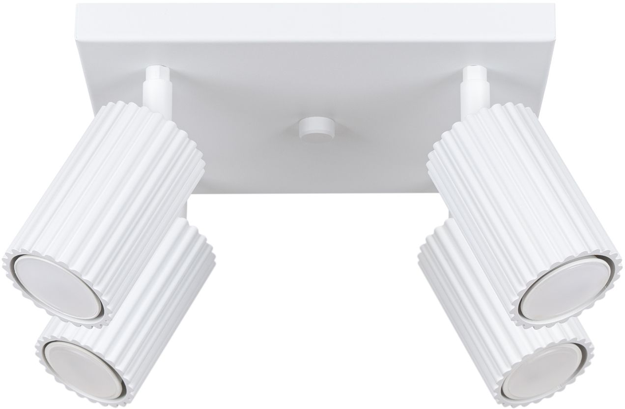 Sollux Lighting Karbon stropné svietidlo 4x10 W biela SL.1545