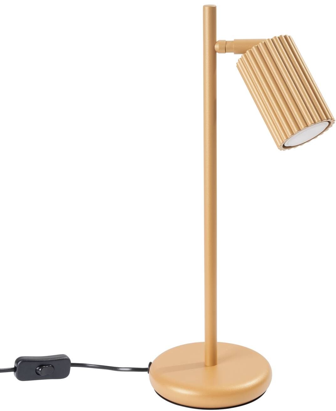 Sollux Lighting Karbon stolová lampa 1x10 W zlatá SL.1567