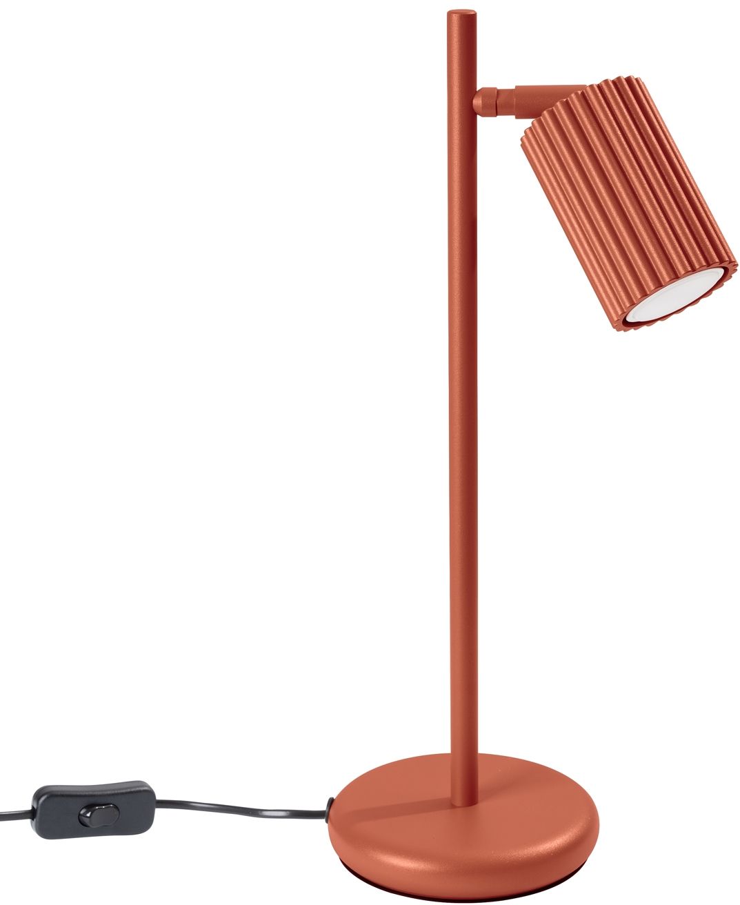 Sollux Lighting Karbon stolová lampa 1x10 W červená SL.1643