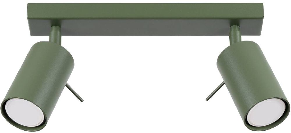 Sollux Lighting Ring stropné svietidlo 2x10 W zelená SL.1501