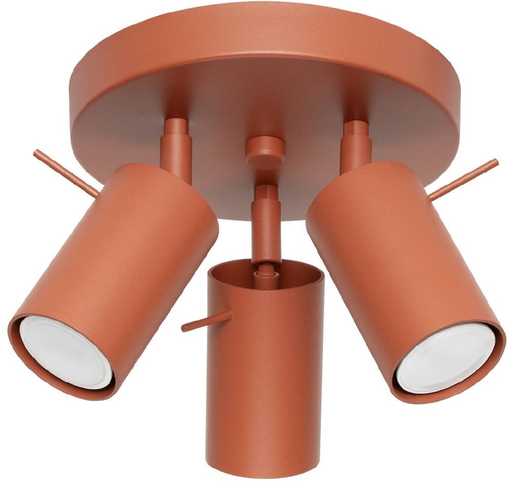 Sollux Lighting Ring stropné svietidlo 3x10 W červená SL.1509