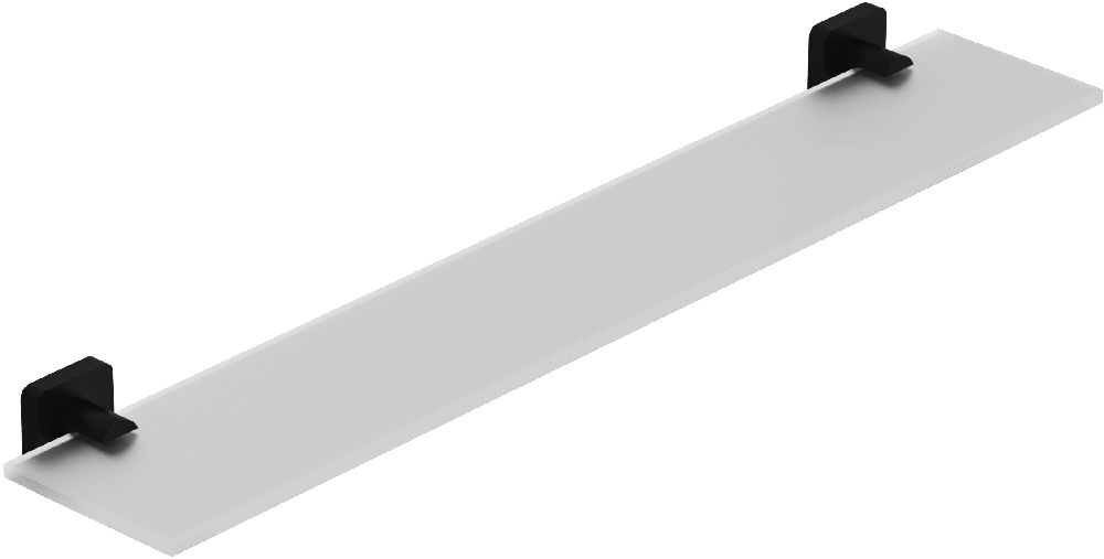 Kludi Vela S kúpeľňová polica 60 cm čierna 2597339