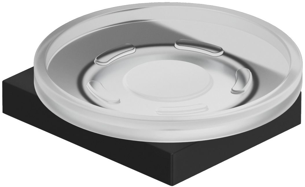 Kludi Vela C mydlovnička nástenné čierna-biela 3198539