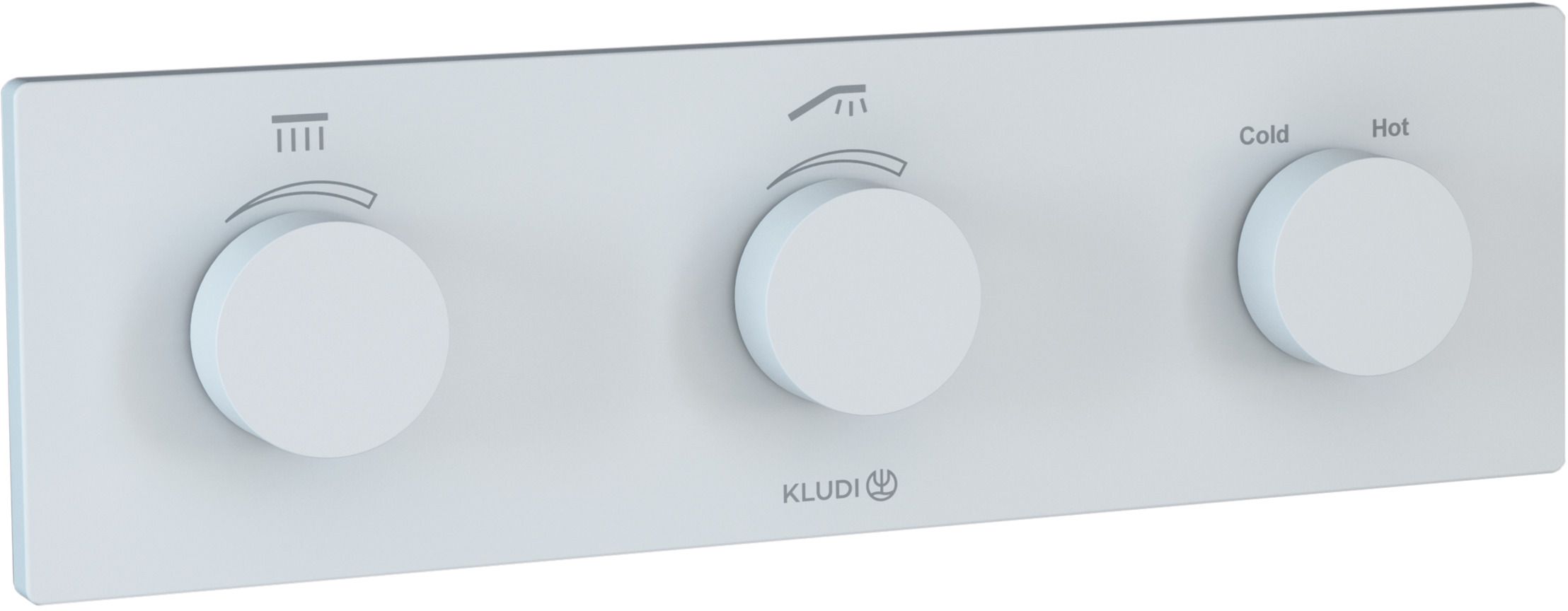 Kludi Pushtronic vaňová/sprchová batéria podomietková áno biela 3830053-00