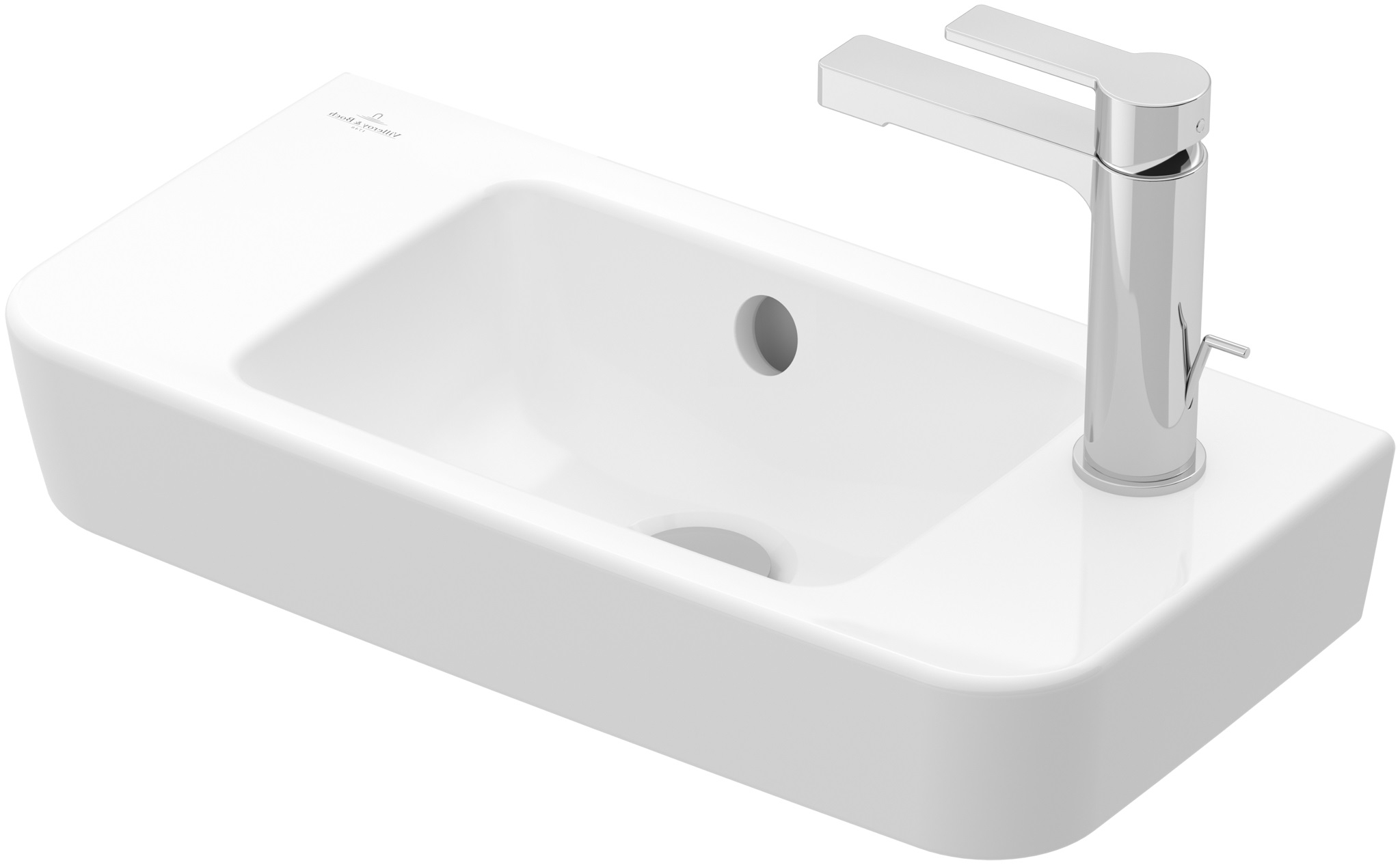 Villeroy & Boch O.Novo umývadlo 50x25 cm obdĺžnik klasické umývadlo biela 4342R5R1