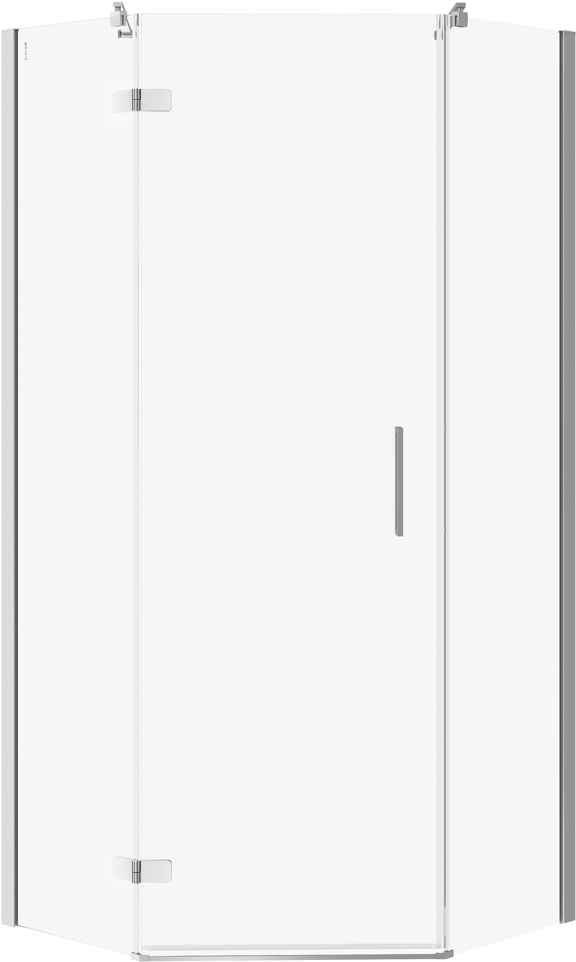 Cersanit City sprchovací kút 90x90 cm chromová lesklé/priehľadné sklo S584-081