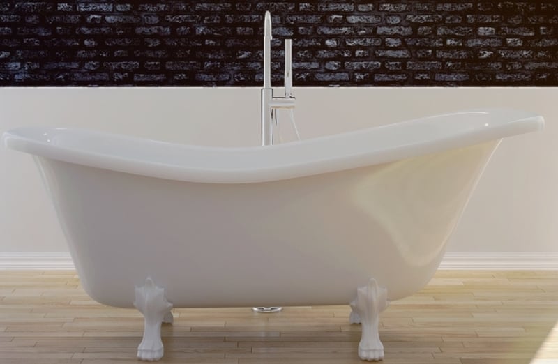 Besco Otylia voľne stojaca vaňa 170x77 cm oválne biela #WKO-170-BIC