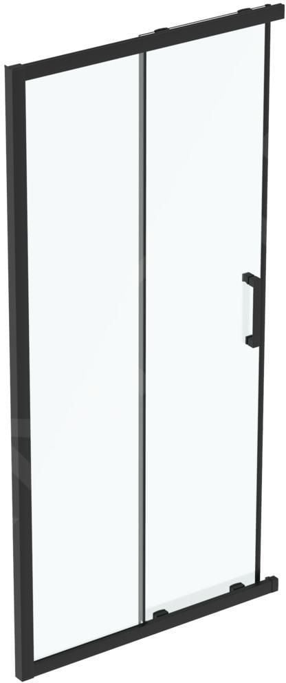 Ideal Standard Connect 2 sprchové dvere 100 cm posuvné čierna matná/priehľadné sklo K9262V3