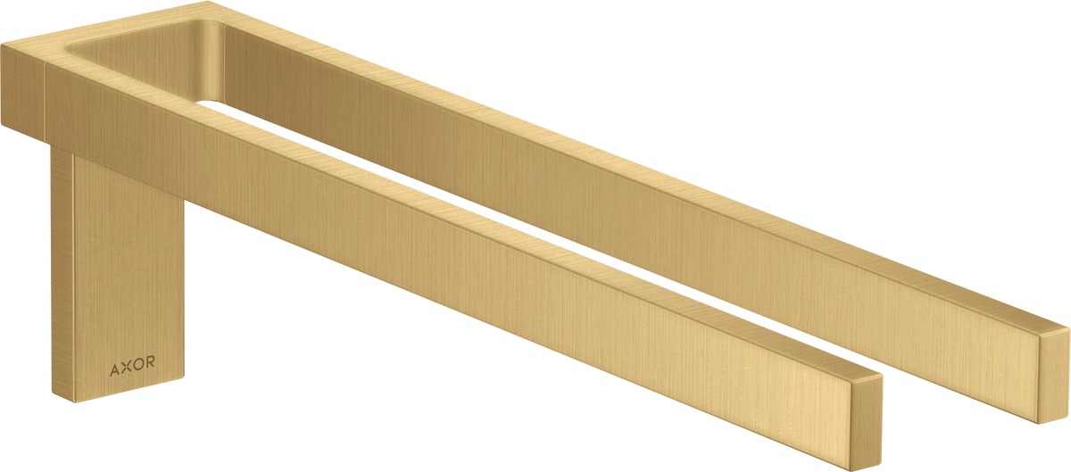 Axor Universal Rectangular vešiak na uterák zlatá 42622250