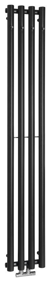 Sapho Pilon kúpeľňový radiátor dekoratívny 180x27 cm čierna IZ122T