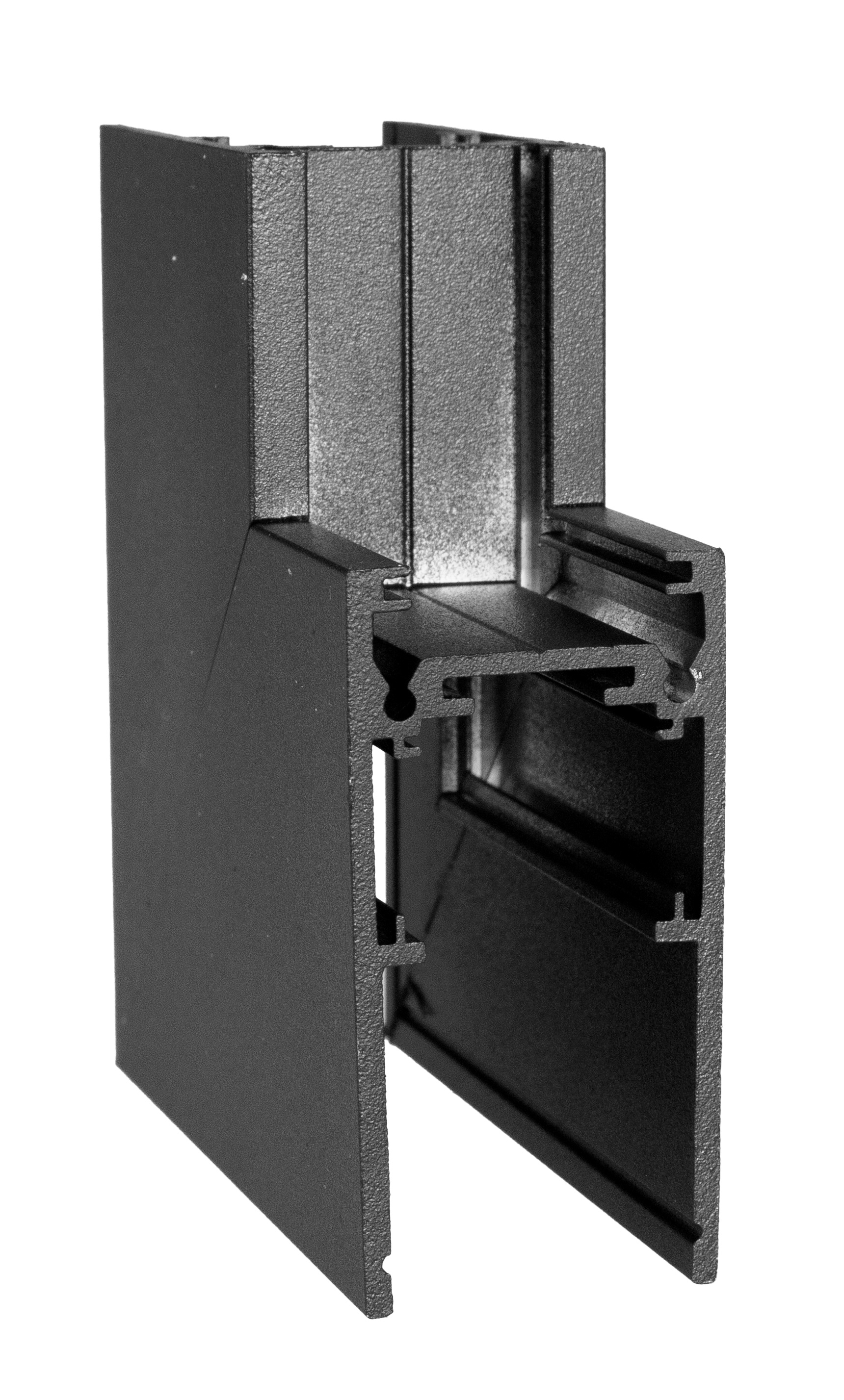 MaxLight Magnetic uhlová tyč x W čierna MT0004