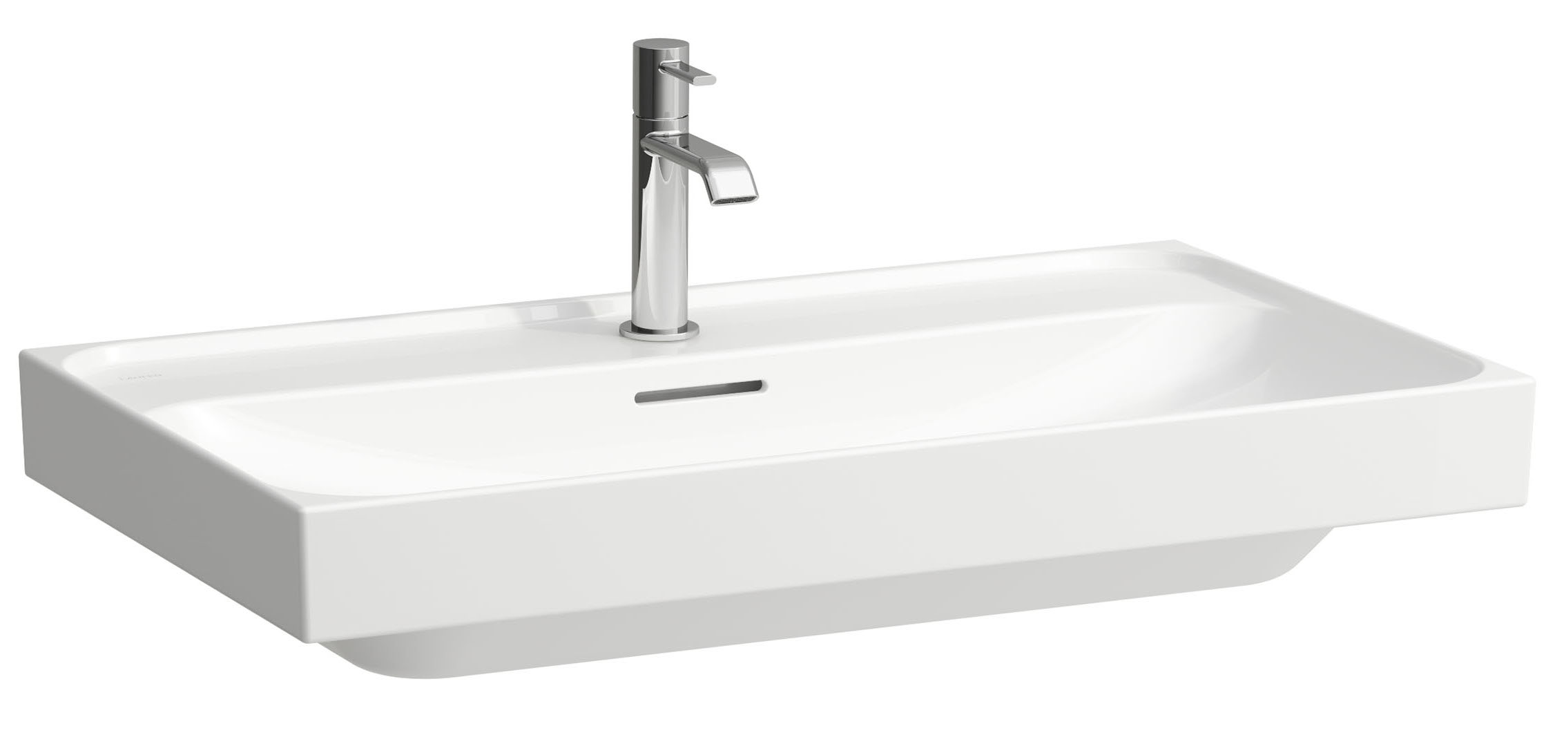 Laufen Meda umývadlo 80x46 cm obdĺžnik klasické umývadlo biela matná H8161177571041