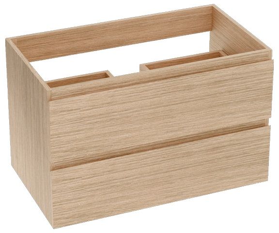 LaVita Salem skrinka 81x46.5x50 cm závesná kúpeľňová skrinka pod umývadlo dreva 5900378339885