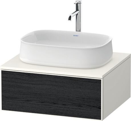 Duravit Zencha skrinka 65x55x28.1 cm závesná kúpeľňová skrinka pod umývadlo grafitová ZE4810063800000