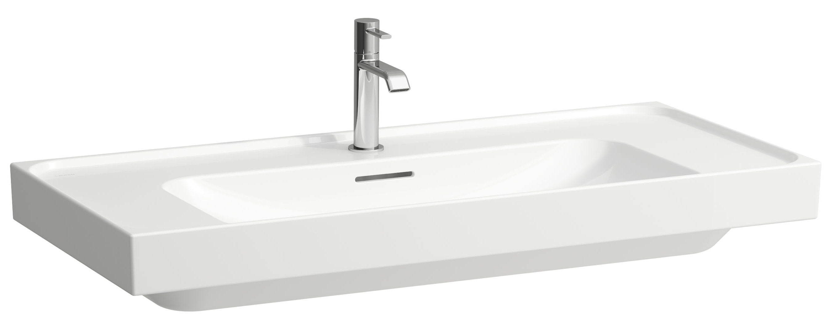 Laufen Meda umývadlo 100x46 cm obdĺžnik klasické umývadlo biela lesklá H8161194001041