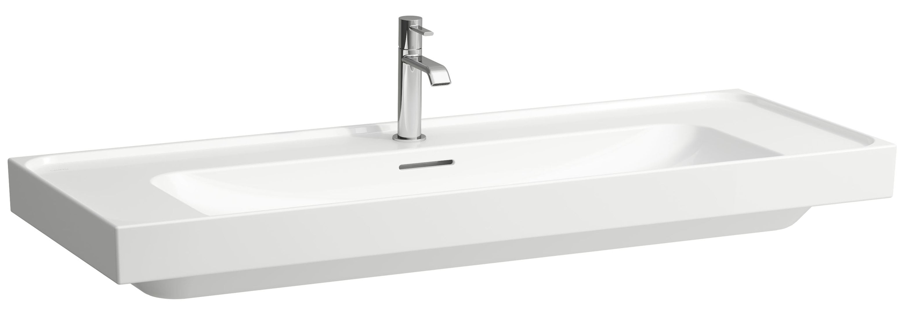 Laufen Meda umývadlo 120x46 cm obdĺžnik klasické umývadlo-umývadlo na nábytok biela H8141110001071