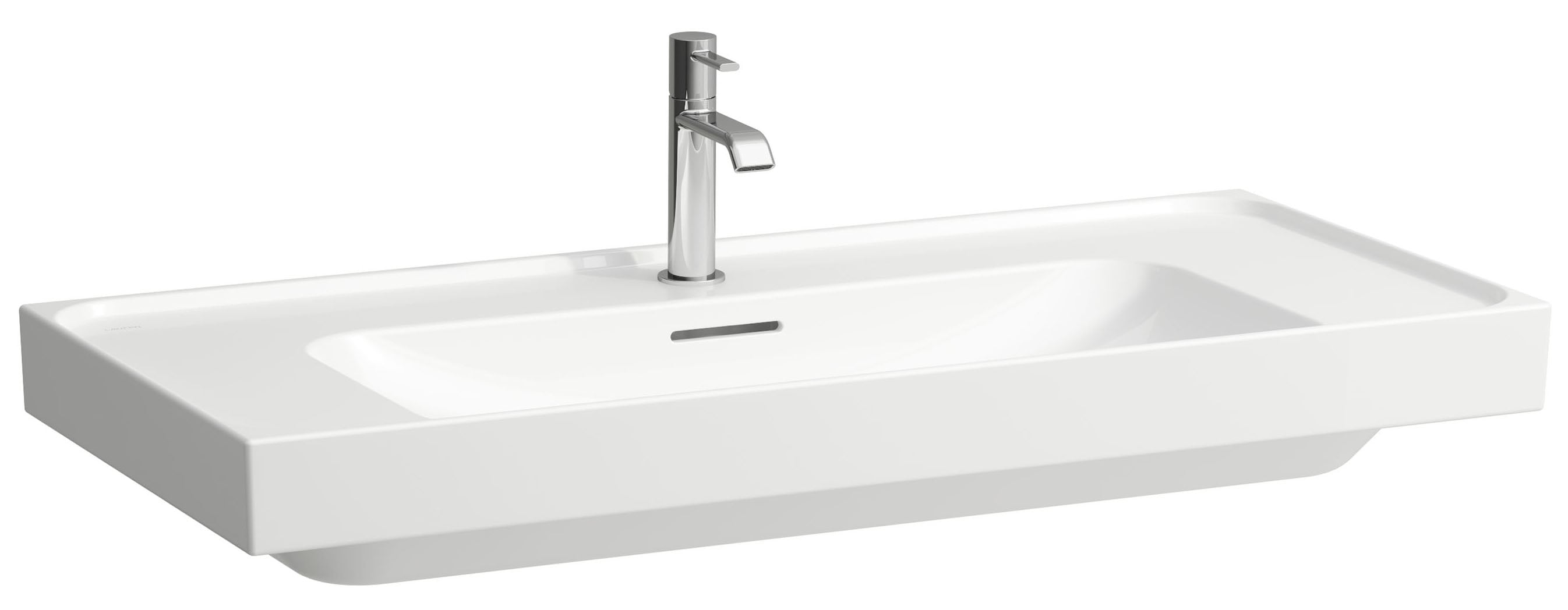Laufen Meda umývadlo 100x46 cm obdĺžnik klasické umývadlo biela lesklá H8161190001091