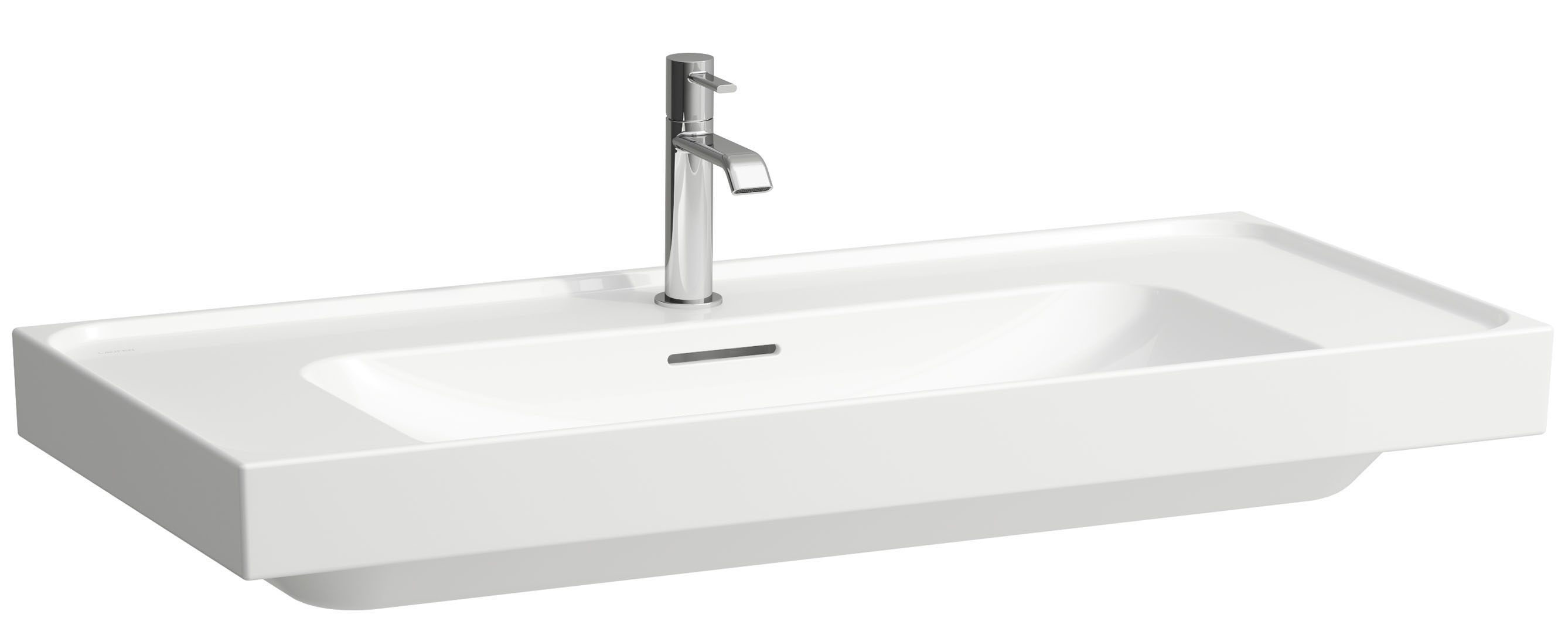 Laufen Meda umývadlo 100x46 cm obdĺžnik klasické umývadlo biela lesklá H8161190001041