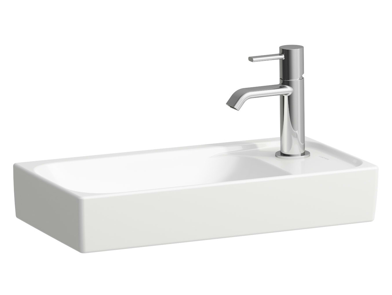 Laufen Meda umývadlo 46x23.5 cm obdĺžnik klasické umývadlo-umývadlo na nábytok biela lesklá H8151130001141