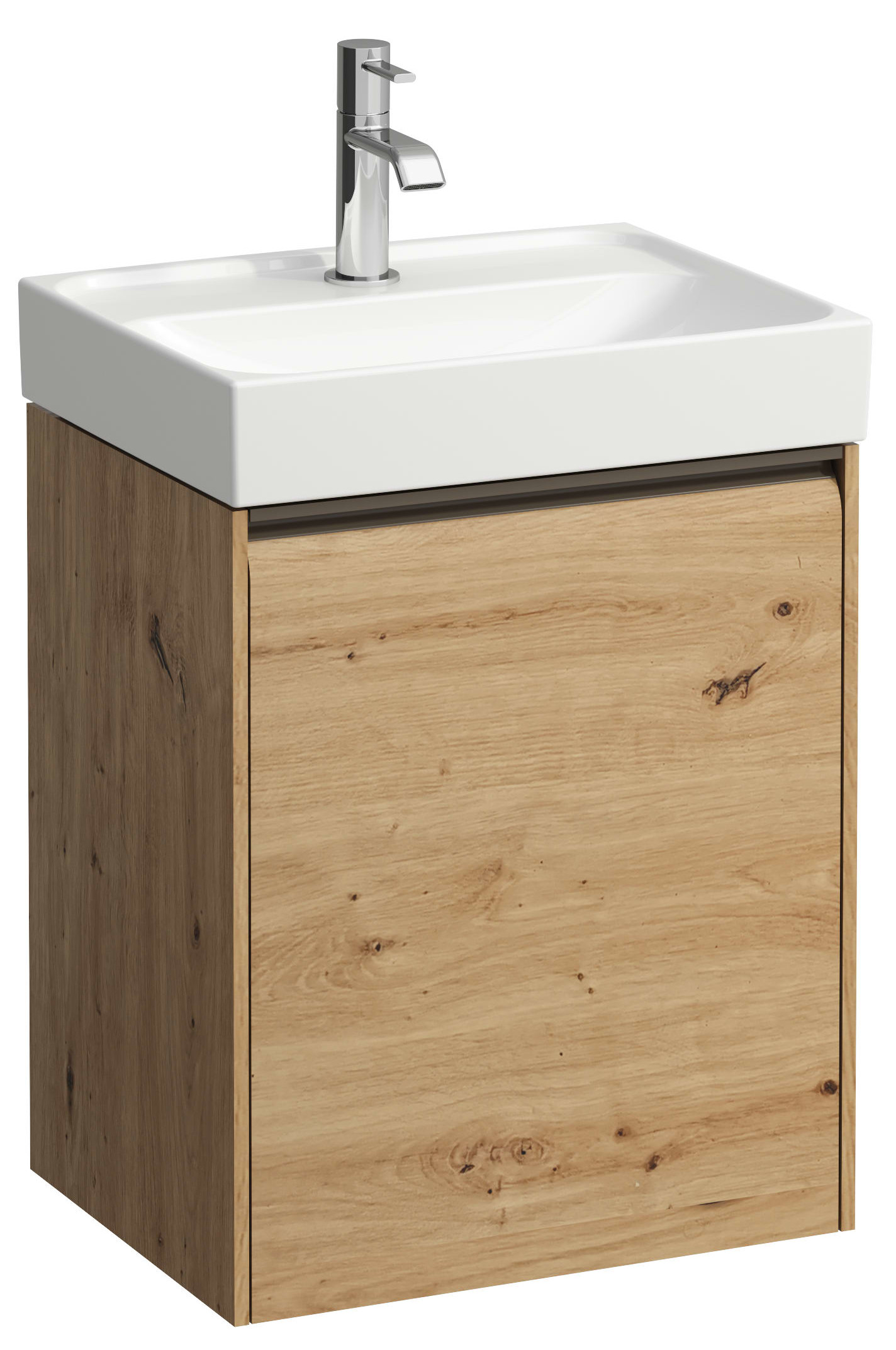 Laufen Meda skrinka 43.7x33.9x51.5 cm závesná kúpeľňová skrinka pod umývadlo dub H4215420112671
