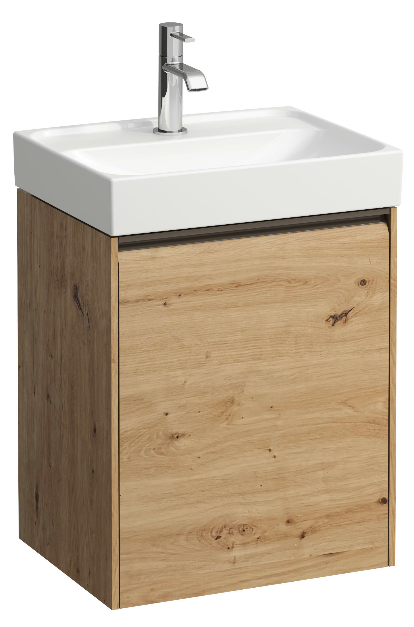 Laufen Meda skrinka 43.7x33.9x51.5 cm závesná kúpeľňová skrinka pod umývadlo dub H4215410112671