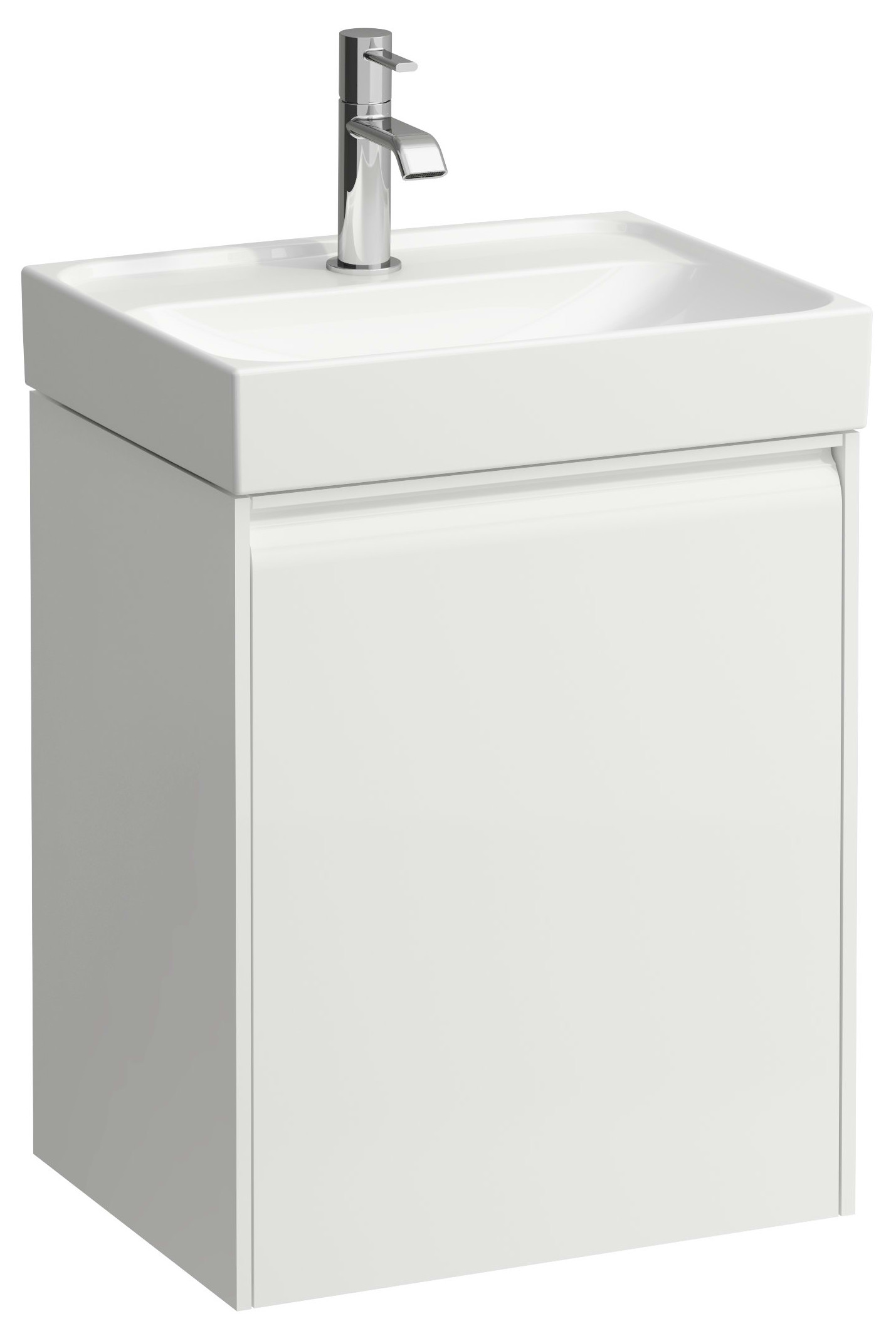 Laufen Meda skrinka 43.7x33.9x51.5 cm závesná kúpeľňová skrinka pod umývadlo biela H4215410112601