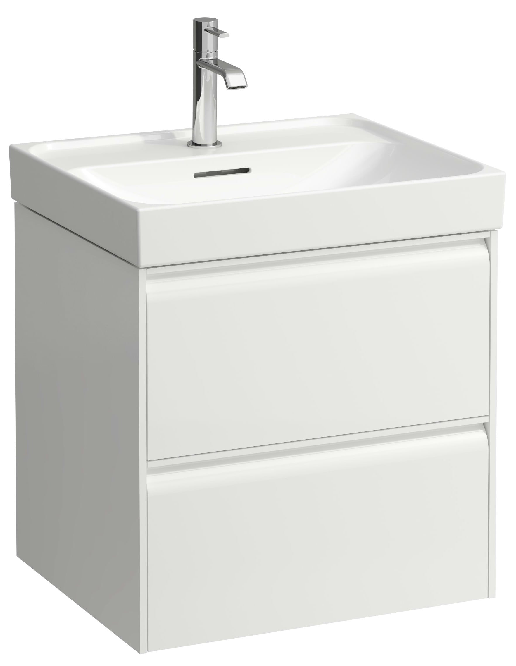 Laufen Meda skrinka 53.4x44.8x51.5 cm závesná kúpeľňová skrinka pod umývadlo biela H4215620112601