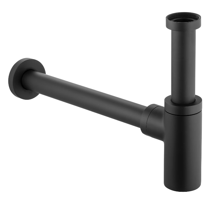 Kronenbach Lima 2.0 Black umývadlový sifón Fľašový sifon čierna 41.321.000.001SM