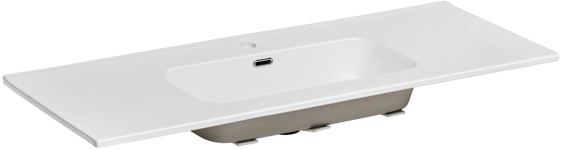 Comad Go umývadlo 121x46 cm obdĺžnik umývadlo na nábytok biela GO 120D/DP -8095