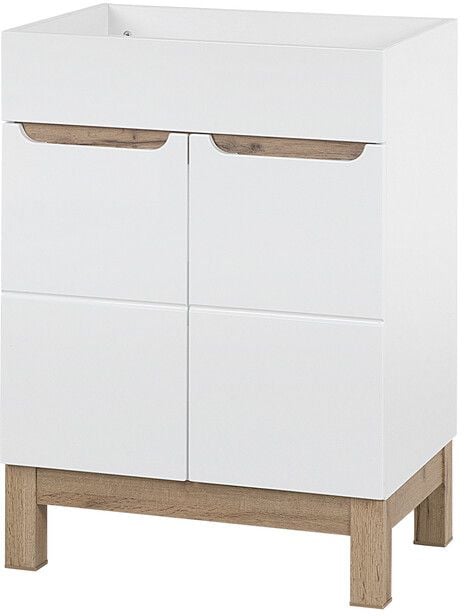 Comad Bali White skrinka 60x45.5x84 cm kúpeľňová skrinka pod úmývadlo stojaca biela BALI WHITE 820 -60 CM FSC