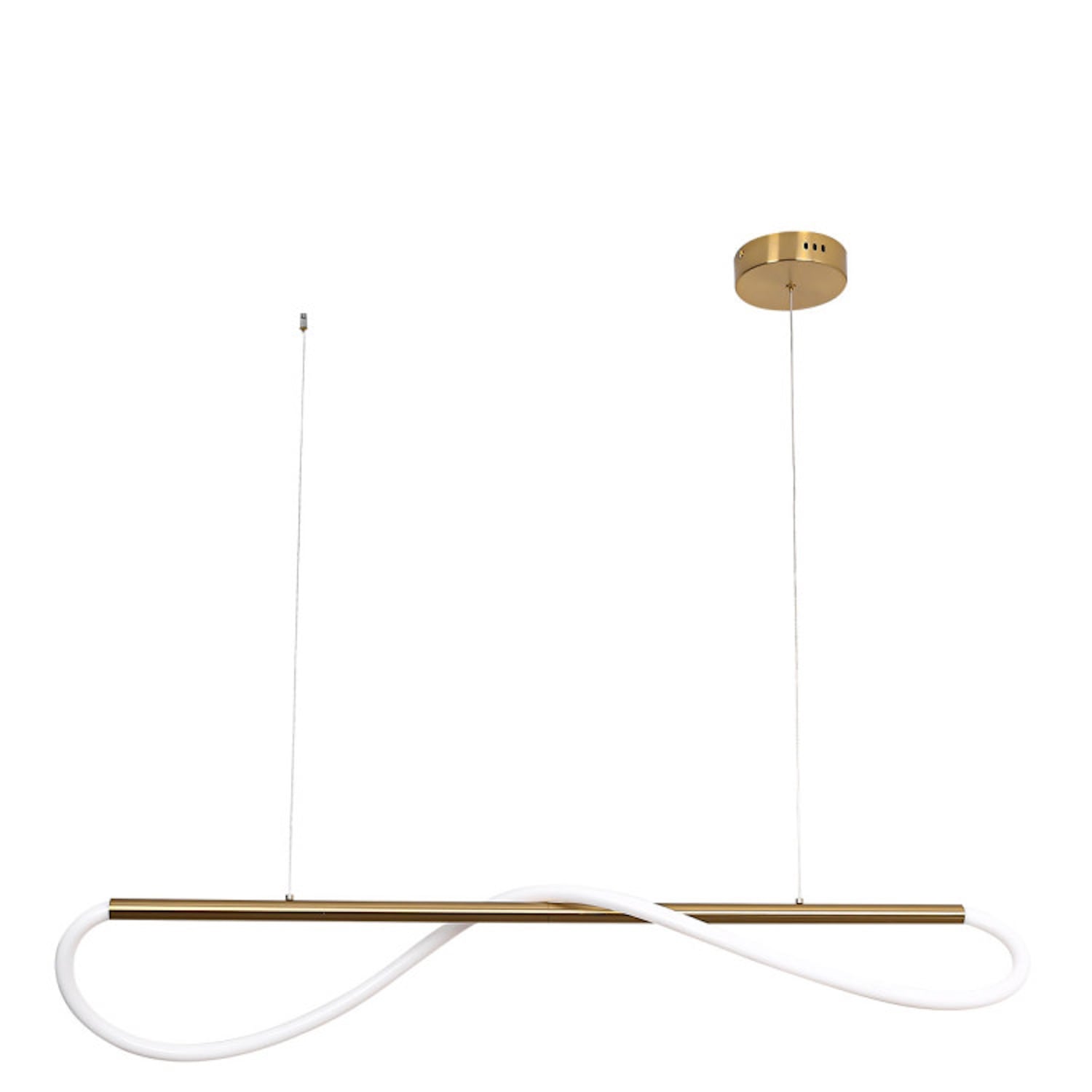 Light Prestige Meleca závesné svietidlo 1x24 W zlatá LP-2345/1P S GD CCT