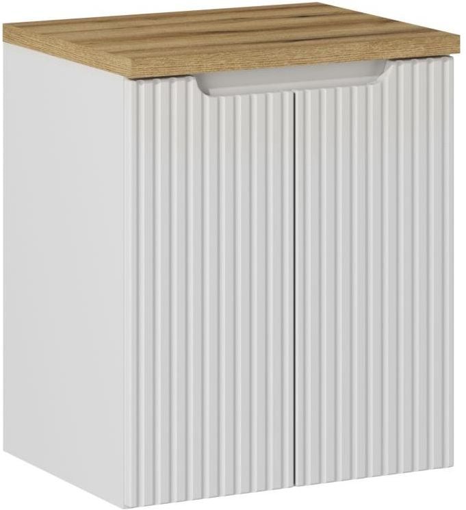 Súprava skrinka Comad Nova White NOVA WHITE 82-50-2D, doska Comad Nova Oak NOVA OAK A 89-50