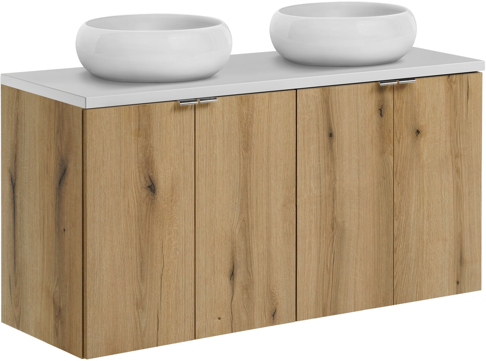 Súprava skrinka Comad Nova Oak NOVA OAK A 82-60-2D, doska Comad Nova White NOVA WHITE 89-120, UN-WIKI-SW