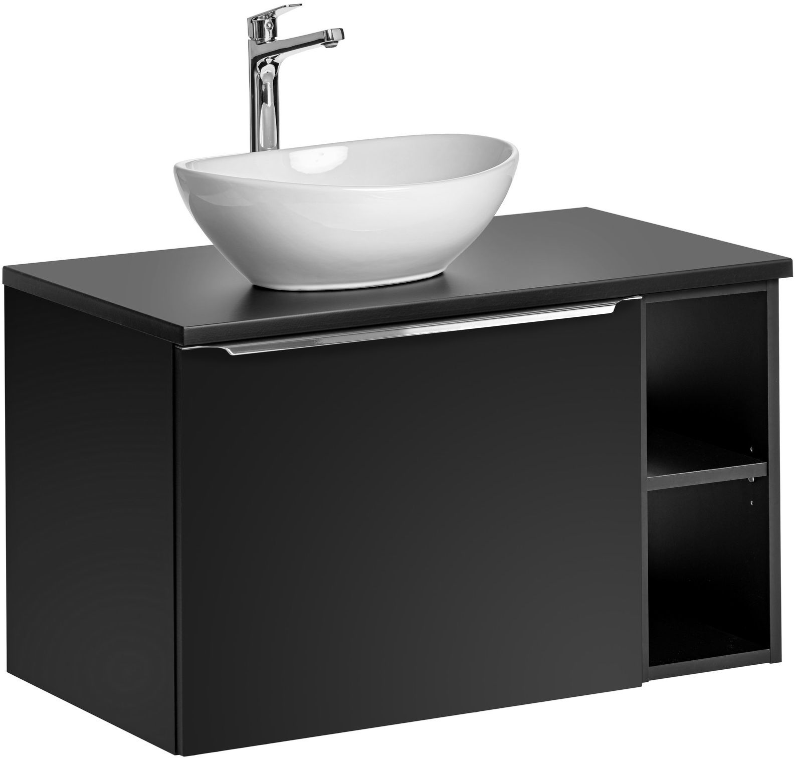 Súprava skrinka Comad Santa Fe Black SANTA FE BLACK 82-60-B-2S, doska na skrinku Comad Santa Fe Black SANTA FE BLACK 89-80-B, SANTA FE BLACK 81-01-A, UN-LOLA-GW