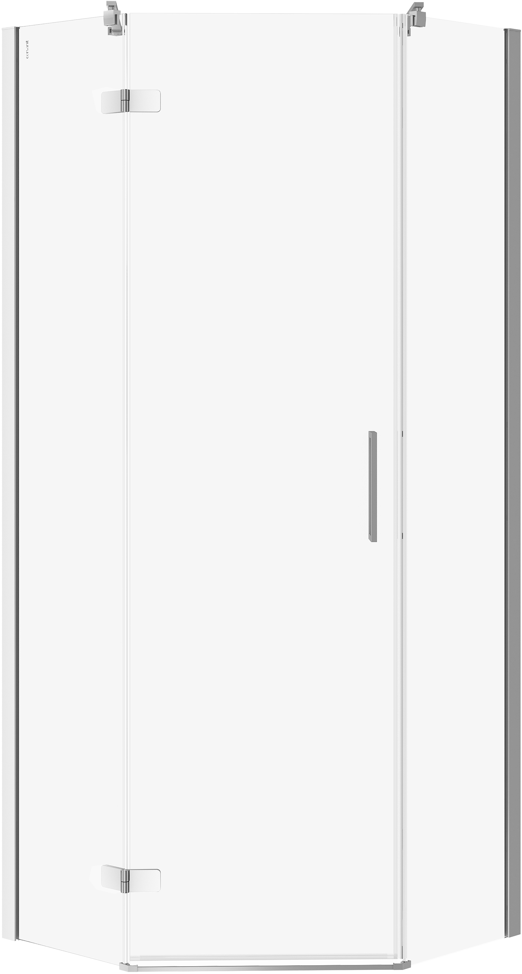 Cersanit City sprchovací kút 80x80 cm chromová lesklé/priehľadné sklo S584-076